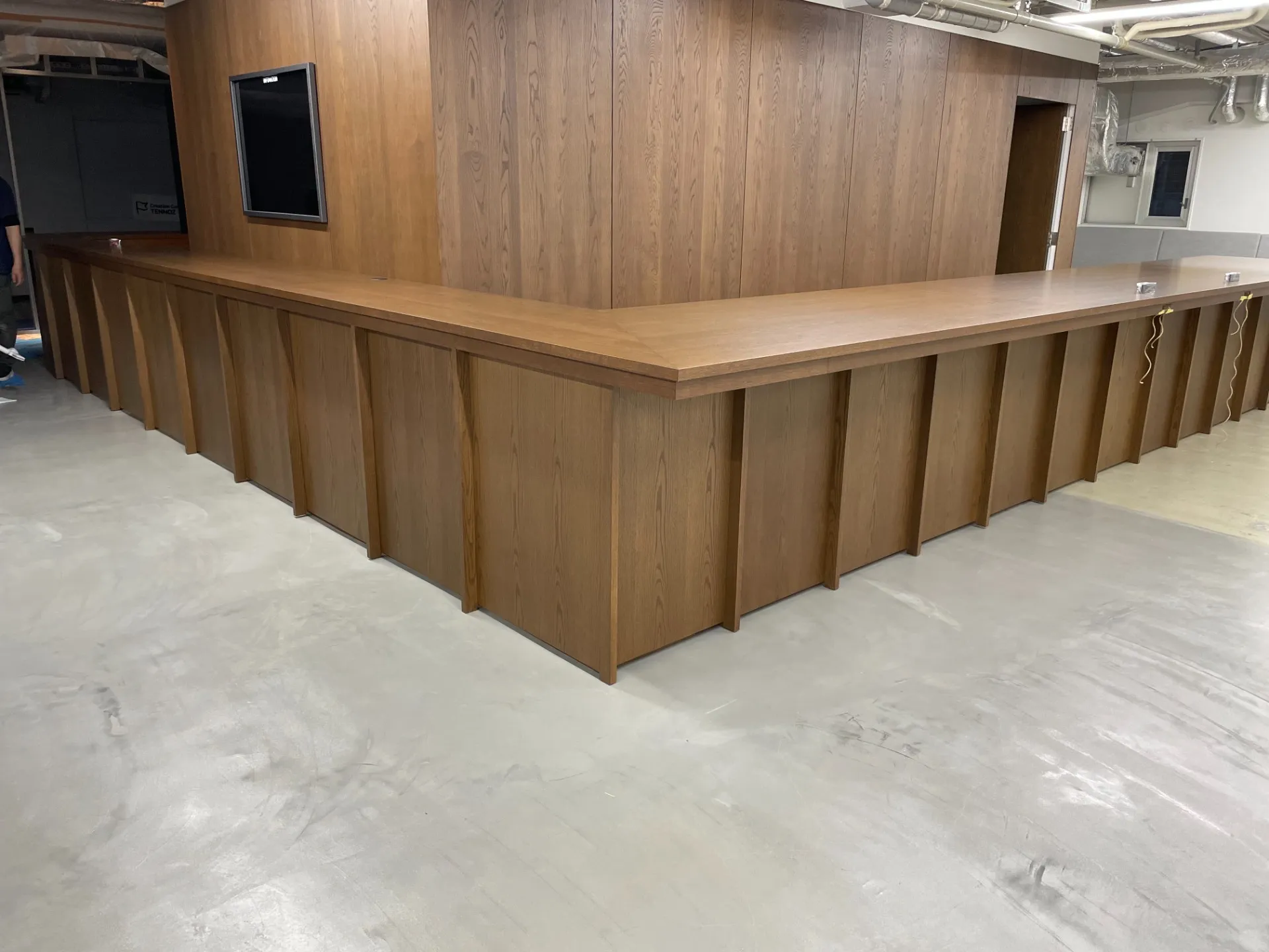 カウンター製作